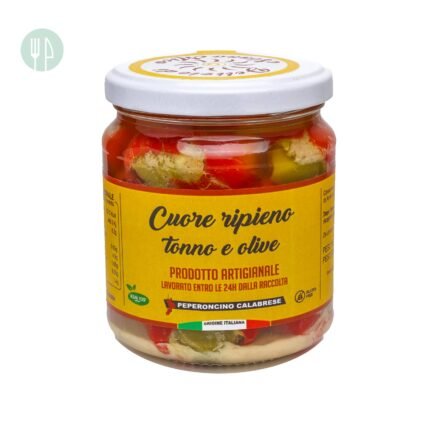 Cuore ripieno di tonno e olive calabrese