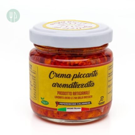 Crema piccante aromatizzata calabrese in vasetto 90 g