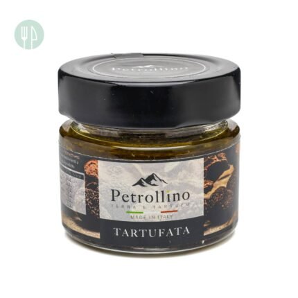 Crema tartufata composta da funghi champignon tartufo olio extra vergine di oliva prodotta in Campania