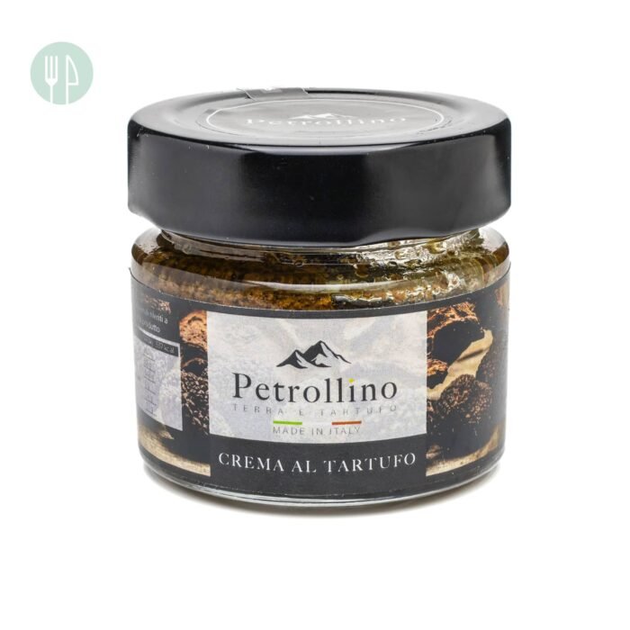 Crema al tartufo nero con olio extra vergine di oliva prodotto campano