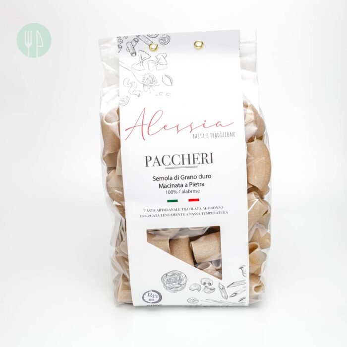 Paccheri pasta di semola di grano duro rimacinata a pietra e trafilata al bronzo calabrese 500g