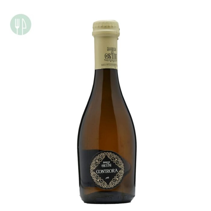 Birra artigianale controra grado alcolico 4,8% colore giallo paglierino Osutni Puglia 330ml.