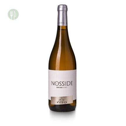 Nosside Cirò Bianco: fresco e raffinato, un vino calabrese perfetto per accompagnare pesce e formaggi. Bottiglia da 75 cl.