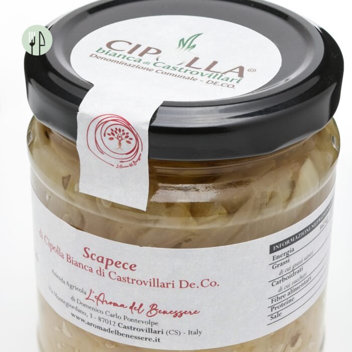 scapece di cipomma bianca di castrovillari DECO 180 grammi